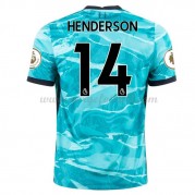 Billige Liverpool 2020-21 Jordan Henderson 14 Fotballdrakter Bortedraktsett Kortermet..